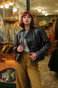 Amerikan Ewald Unisex Biker Deri Ceket